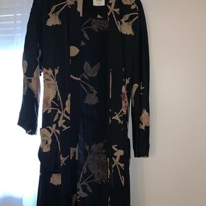 Floral Silk Robe